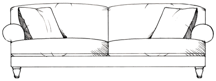 Asthall Grand Sofa 233cm
