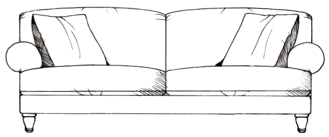 Asthall Large Sofa 213cm