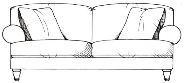 Asthall Medium Sofa 198cm