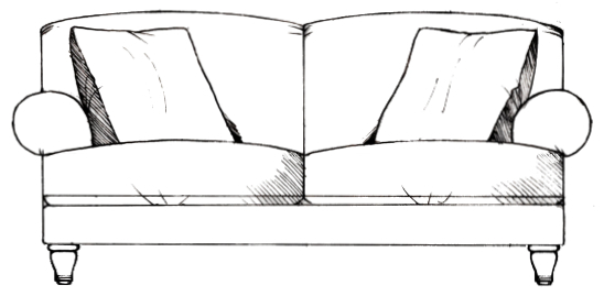 Asthall Small Sofa 178cm