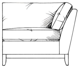 Bloxham Single Corner Unit 101cm